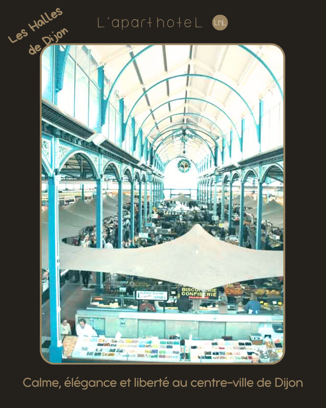 appartement hotel dijon halles marché
